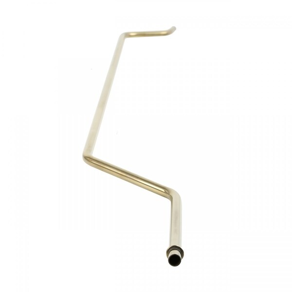 Black Corner High Tank Toilet, Round Bowl, Brass Z-Pipe